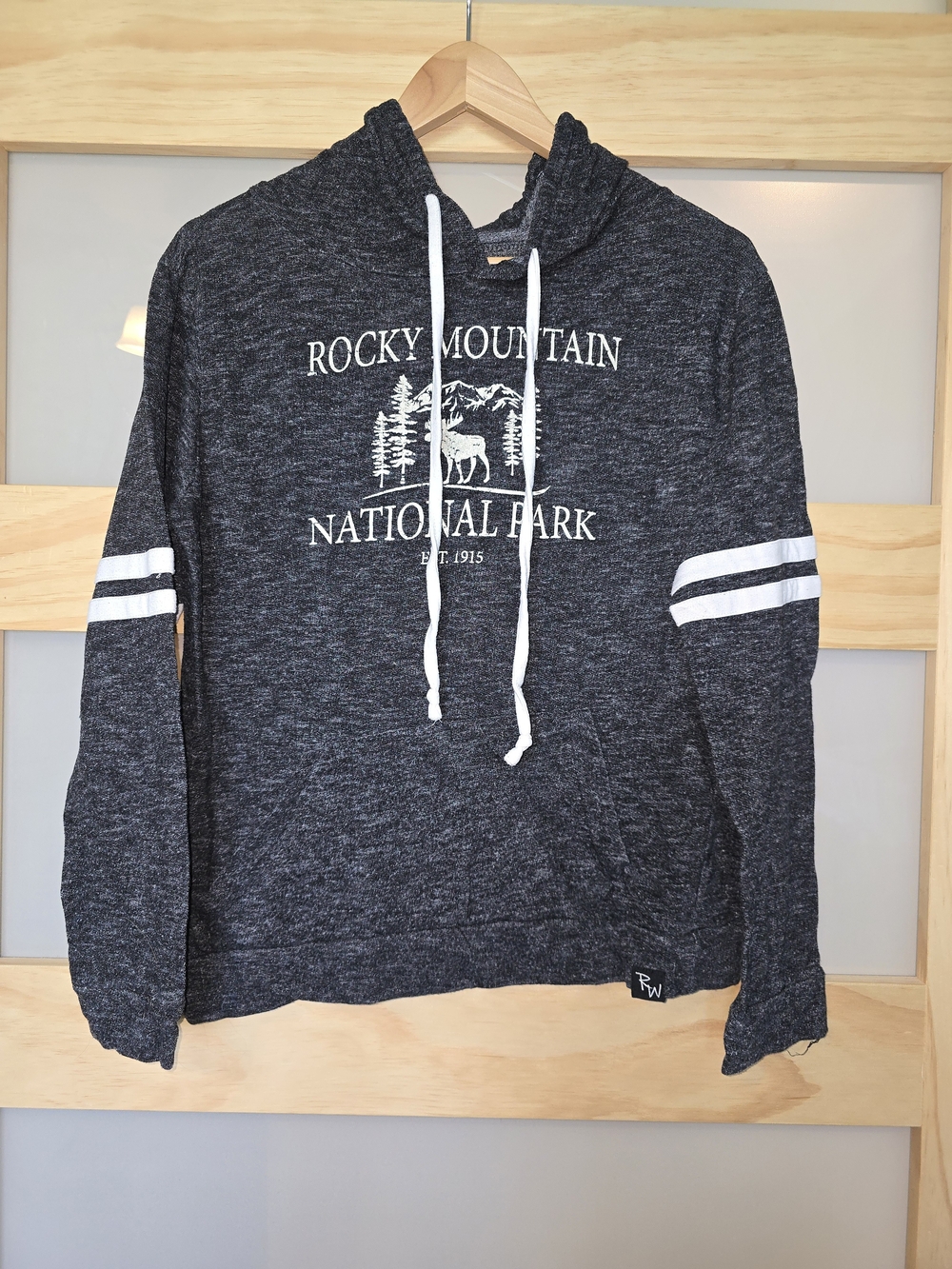 Rocky Mountain National Park Women's Charcoal Hooded Pullover